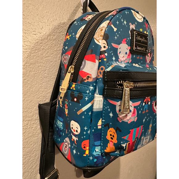 Disney Parks Disneyland and Walt Disney World Chibi Character Loungefly Backpack - Picture 3 of 7